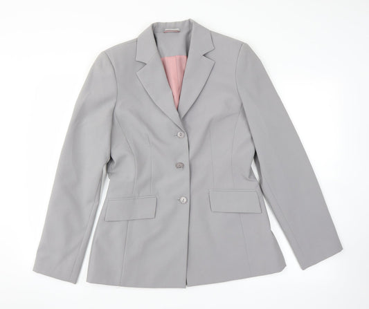 Select Womens Grey   Jacket Suit Jacket Size 12