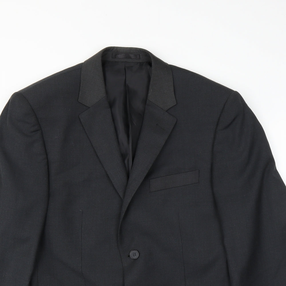 Karl Jackson Mens Grey   Jacket Suit Jacket Size 38