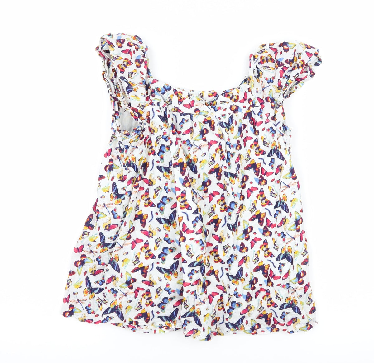 Gap Girls Multicoloured Geometric  Basic Blouse Size 8 Years  - Butterflies