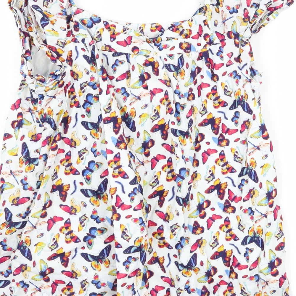 Gap Girls Multicoloured Geometric  Basic Blouse Size 8 Years  - Butterflies