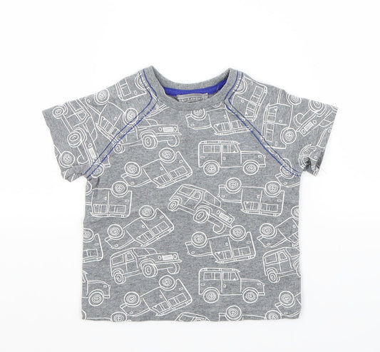 Jarvis Archer Boys Grey   Basic T-Shirt Size 12-18 Months