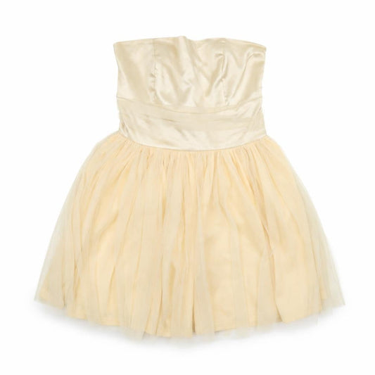 Glamorous Womens Ivory   Fit & Flare  Size 10