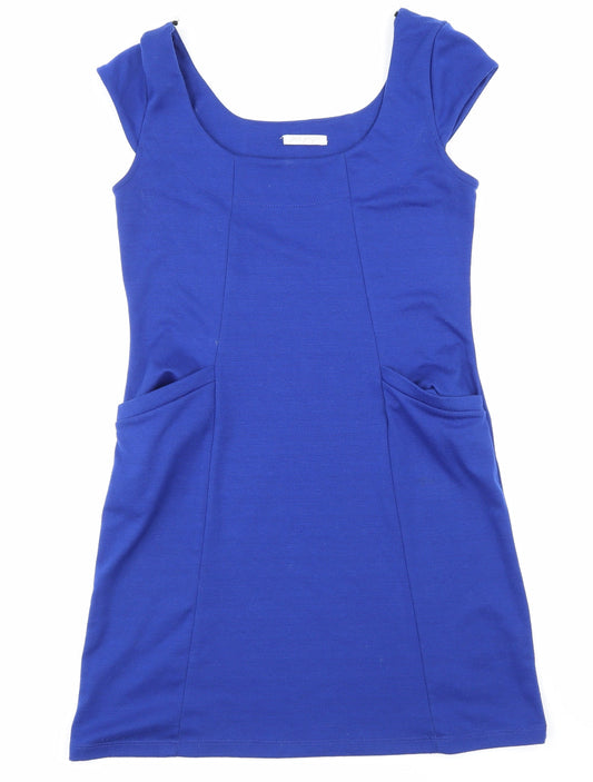 just ginger Womens Blue   Skater Dress  Size M