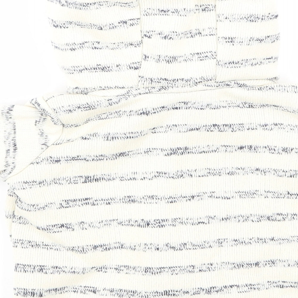 H&M   Beige Striped  Jacket  Size 0-3 Months