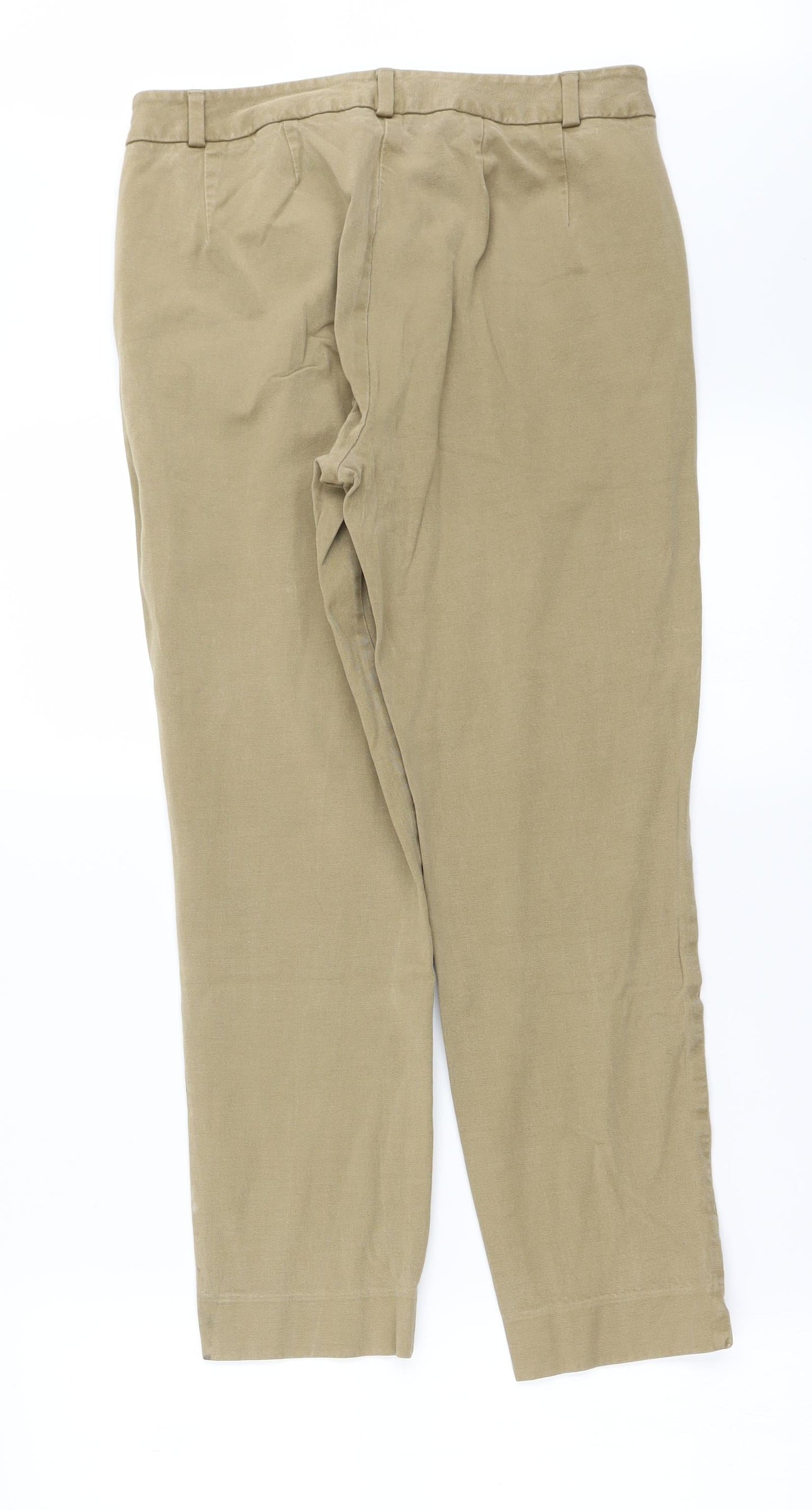 Marks and Spencer Womens Beige   Tapered Jeans Size 10 L21 in