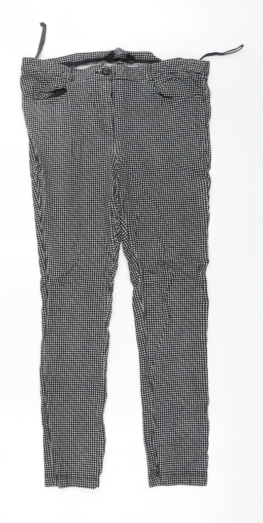 Dorothy Perkins Womens Grey   Trousers  Size 14 L26 in
