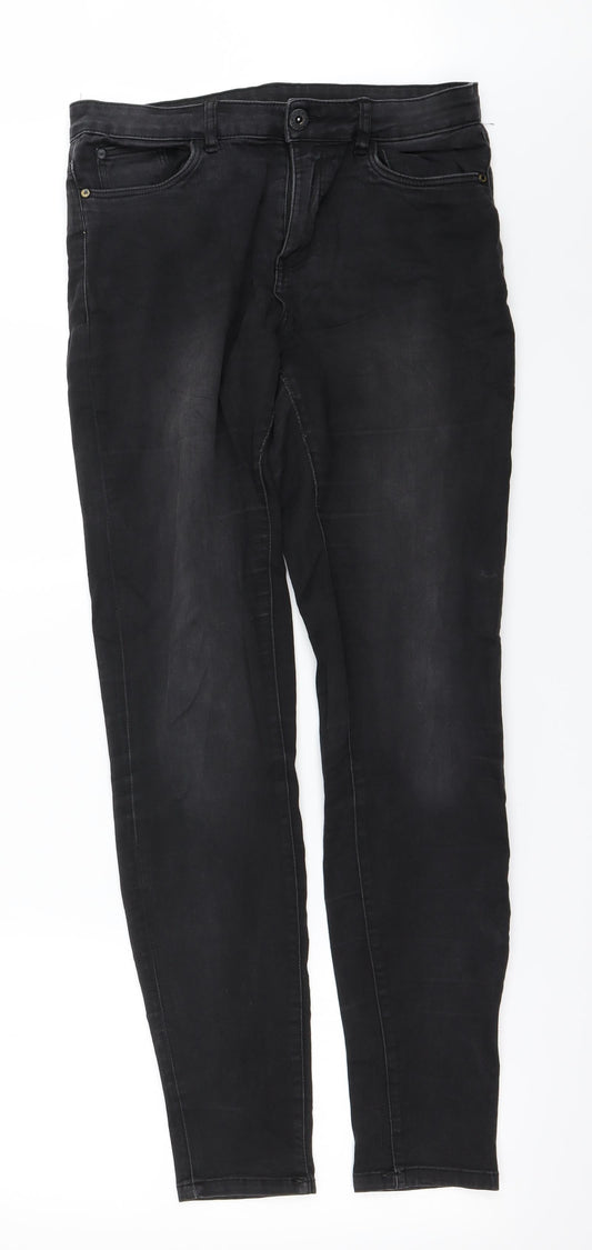 Preworn Womens Black   Mom Jeans Size 31 in L27 in