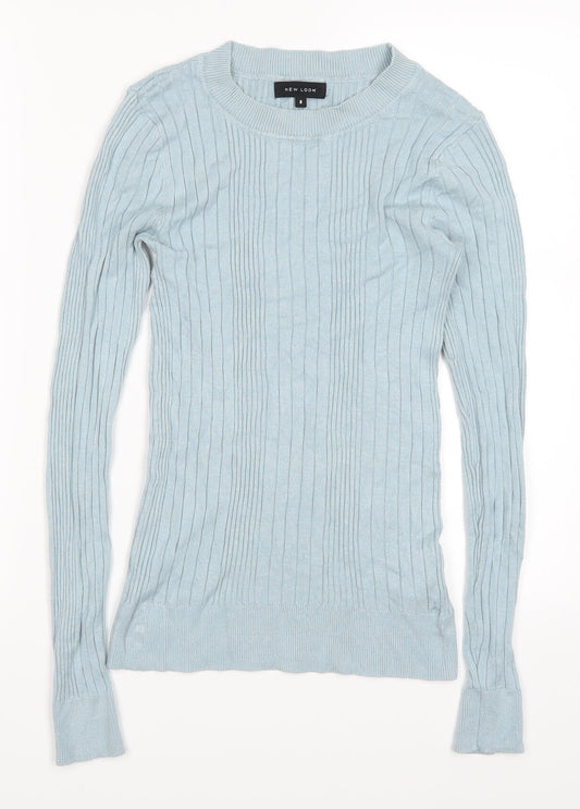 New Look Womens Blue   Pullover Jumper Size 8