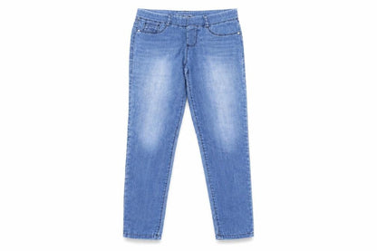 Front view of Dorothy Perkins women’s black jegging jeans, size UK 6, 26-inch leg