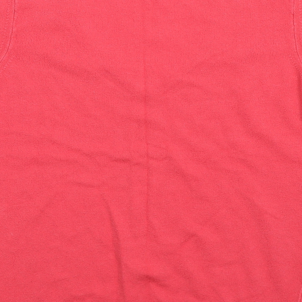 Per Una Womens Pink  Knit Basic T-Shirt Size 12