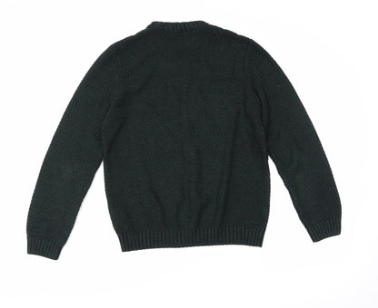 Back view of F&F men’s green jumper