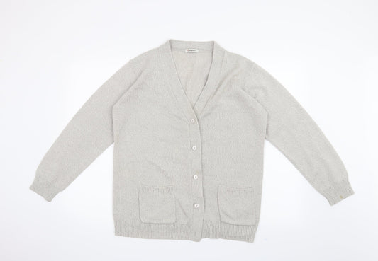 Damart Womens Grey   Cardigan Jumper Size 14
