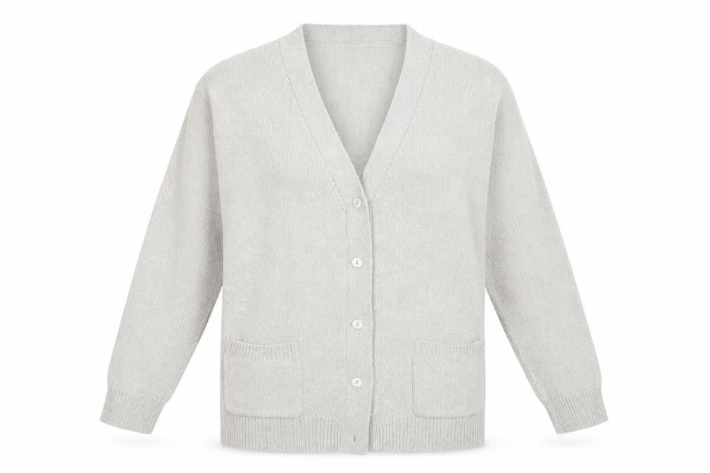 Damart Womens Grey   Cardigan Jumper Size 14