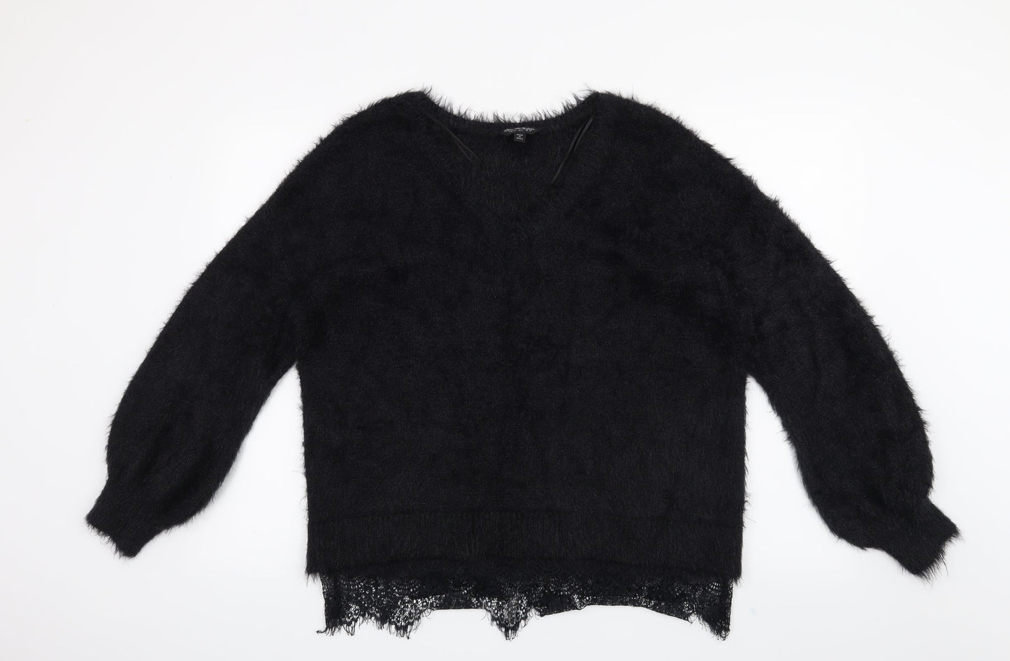 Miss Selfridge Womens Black   Pullover Jumper Size 12