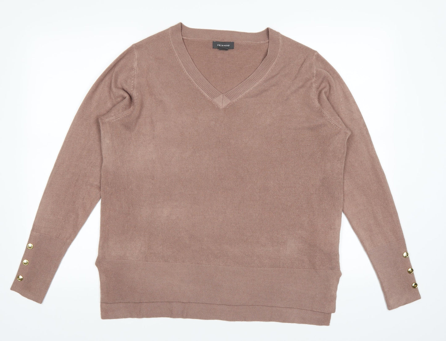 Primark Womens Brown   Pullover Jumper Size M