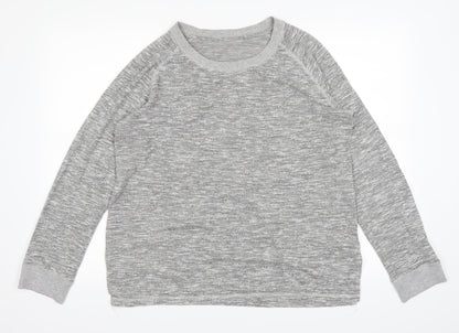 Additional front view of Peacocks women’s grey jumper, size UK 14
