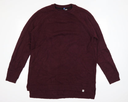Additional front view of Divided by H&M women’s red jumper, size L