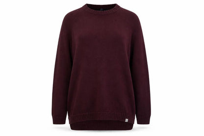 Front view of Divided by H&M women’s red jumper, size L