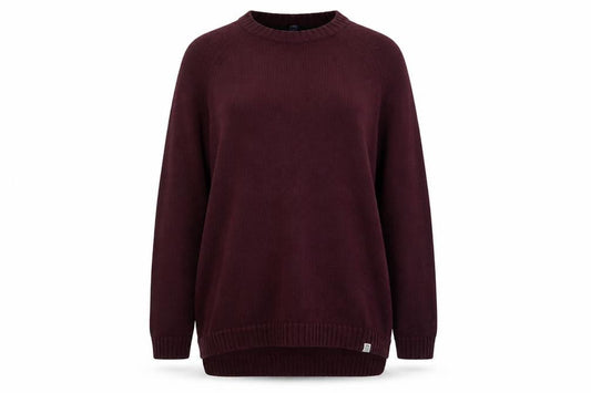 Front view of Divided by H&M women’s red jumper, size L