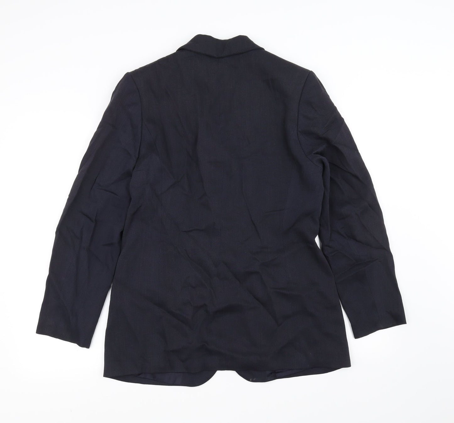 Preworn Mens Blue   Jacket Suit Jacket Size 34