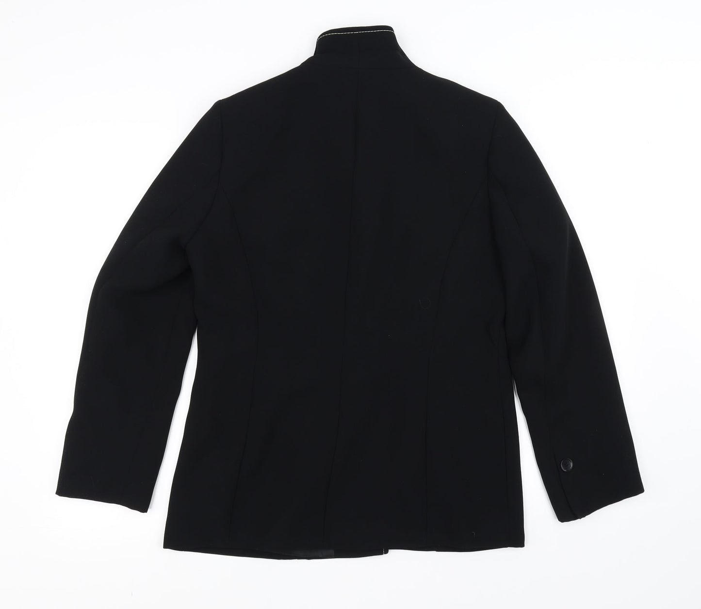 Smith Collection Womens Black   Overcoat Coat Size 12