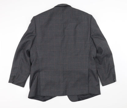 Back view of Preworn men’s grey jacket suit jacket, size 44