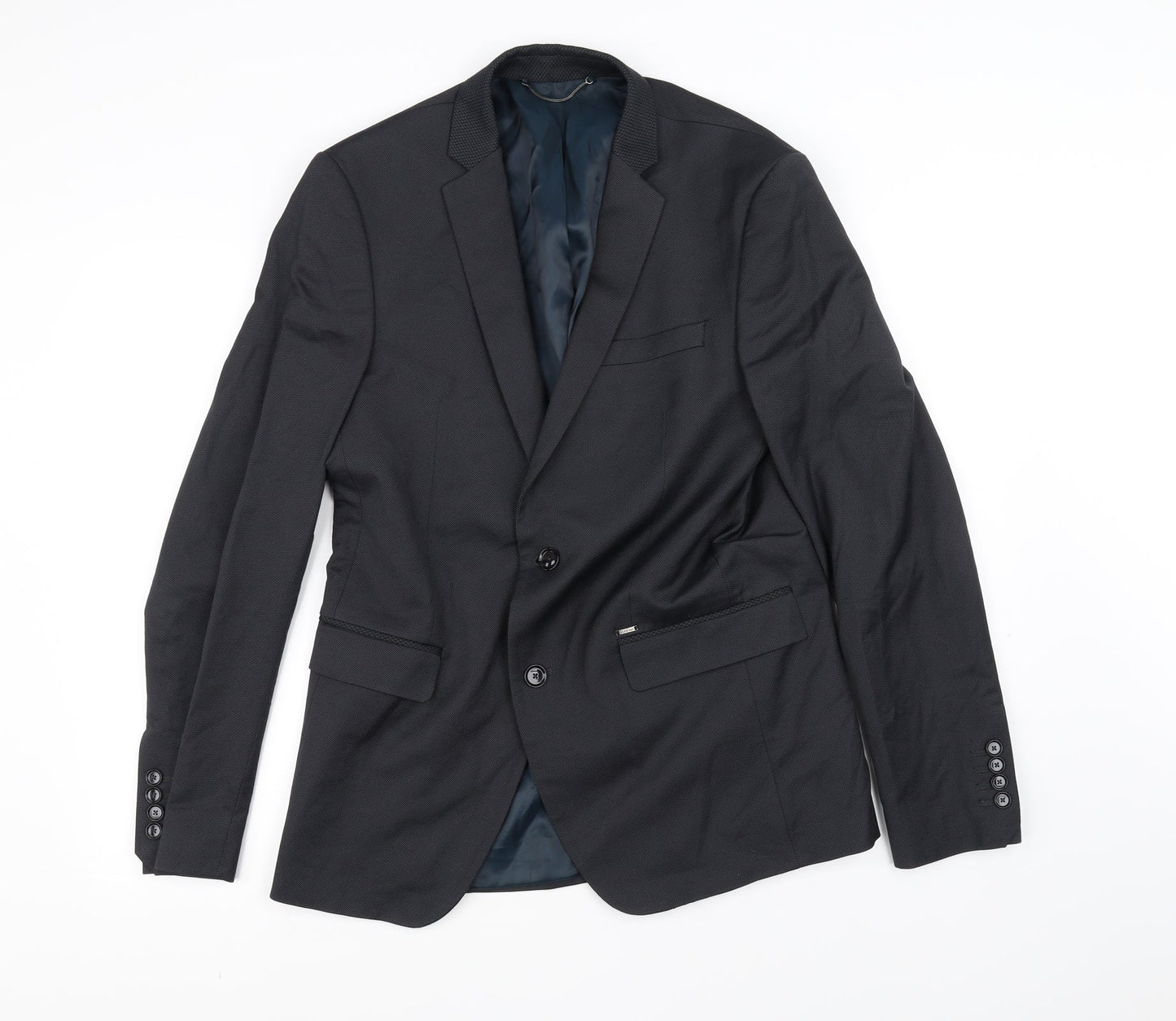 Zara Mens Grey   Jacket Suit Jacket Size 40