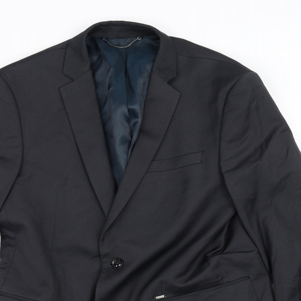 Zara Mens Grey   Jacket Suit Jacket Size 40