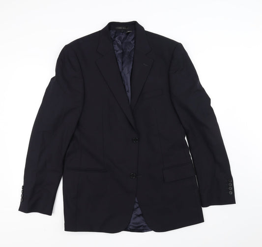 Zara Mens Blue   Jacket Suit Jacket Size 40
