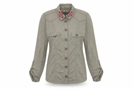 Atmosphere Womens Green   Basic Button-Up Size 8