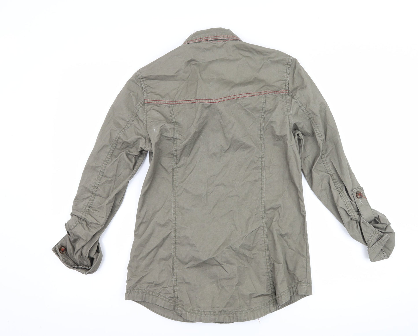 Atmosphere Womens Green   Basic Button-Up Size 8