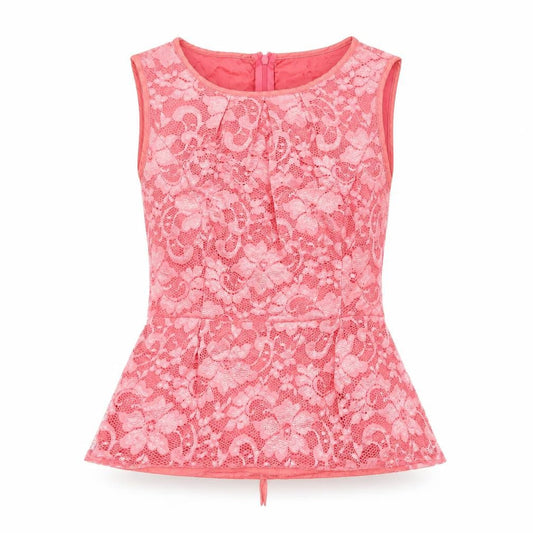 Awear Womens Pink Floral  Basic Tank Size 8