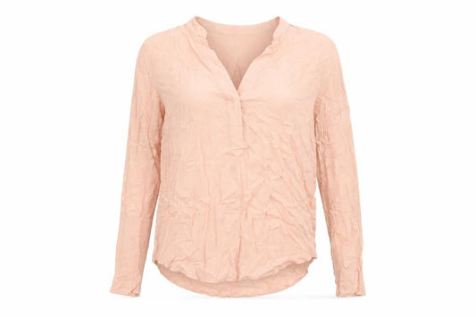 H&M Womens Pink Polka Dot  Basic Blouse Size 6