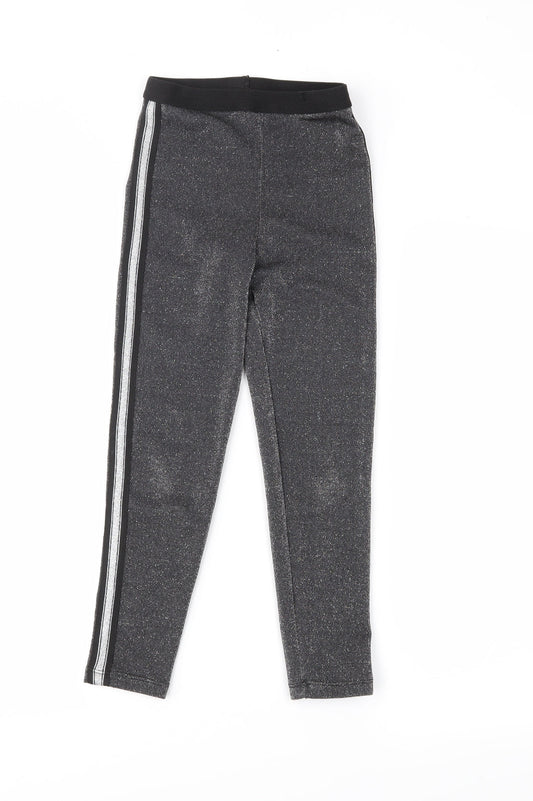 George Girls Grey   Jegging Trousers Size 7-8 Years