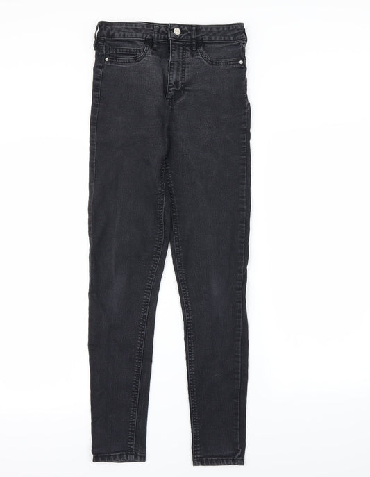 F&F Womens Black   Skinny Jeans Size 8 L29 in