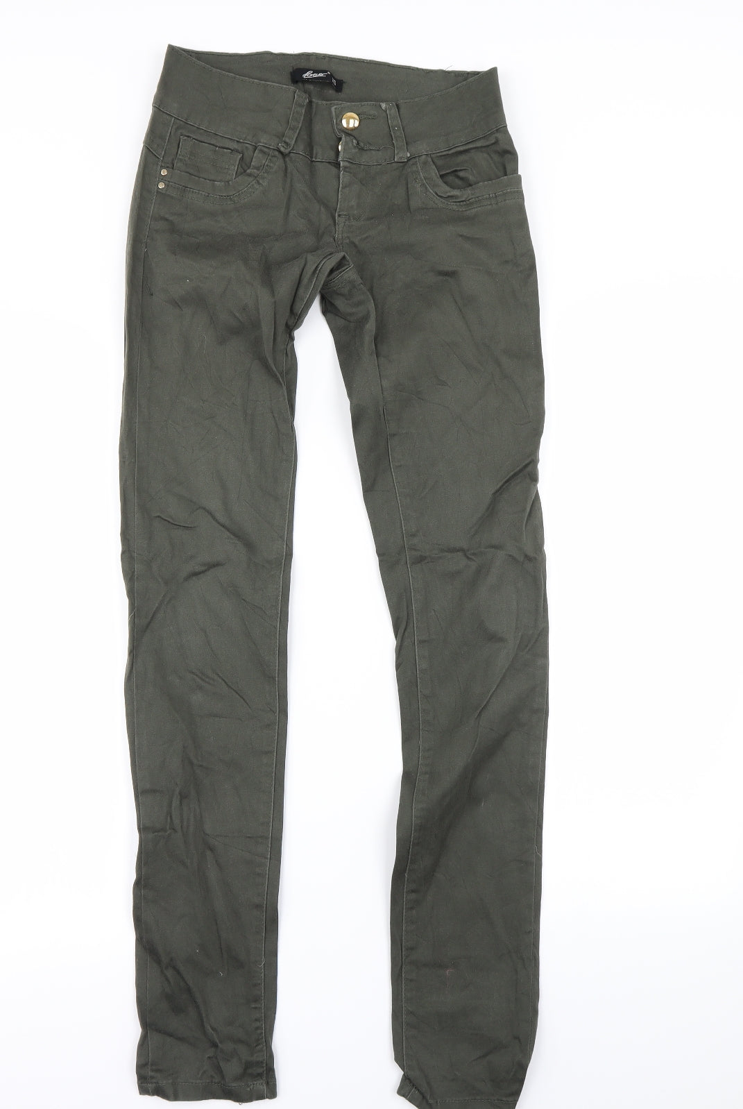 Forever Womens Green   Skinny Jeans Size XS L28 in