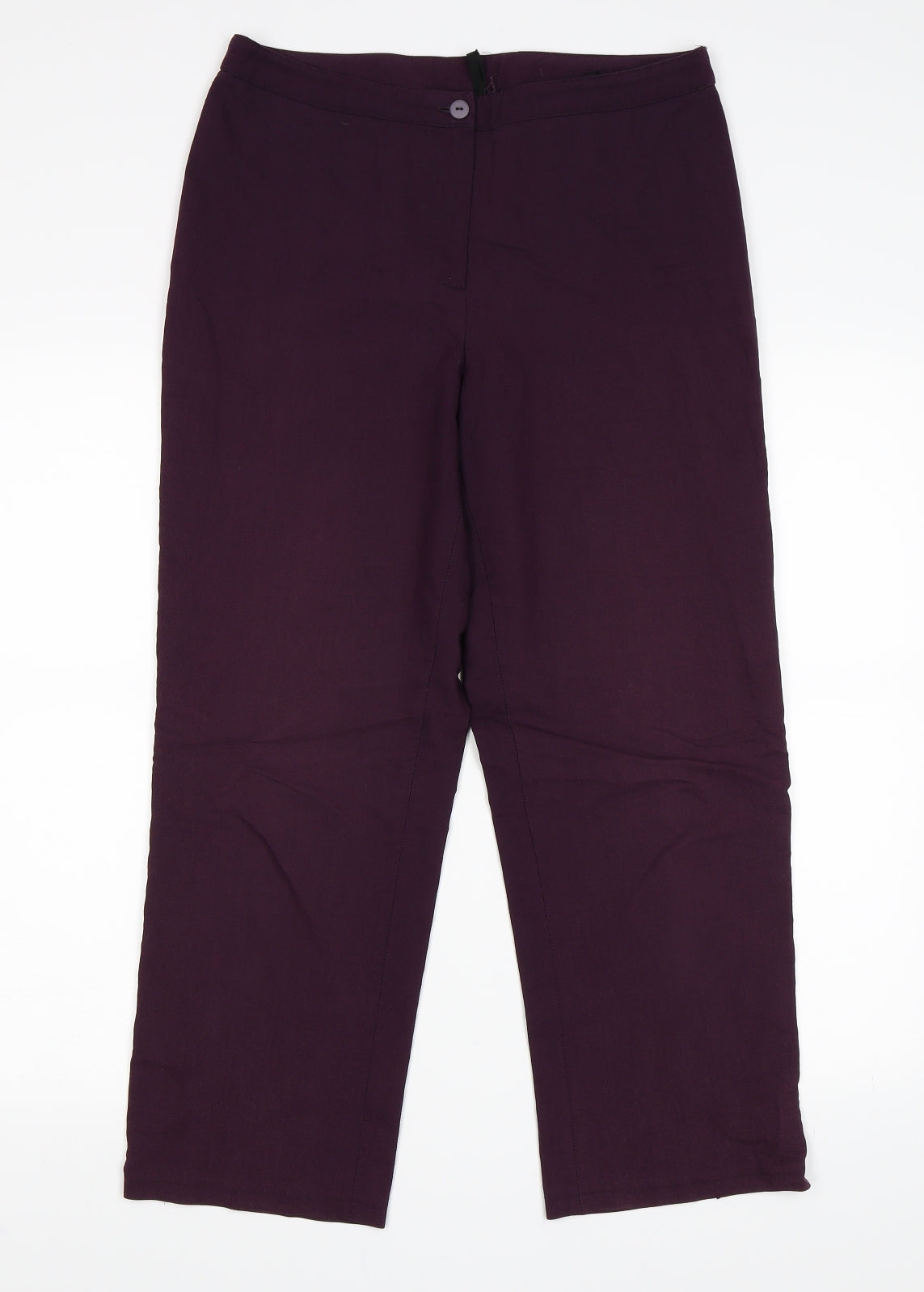 Preworn Womens Purple   Trousers  Size 30 in L24 in