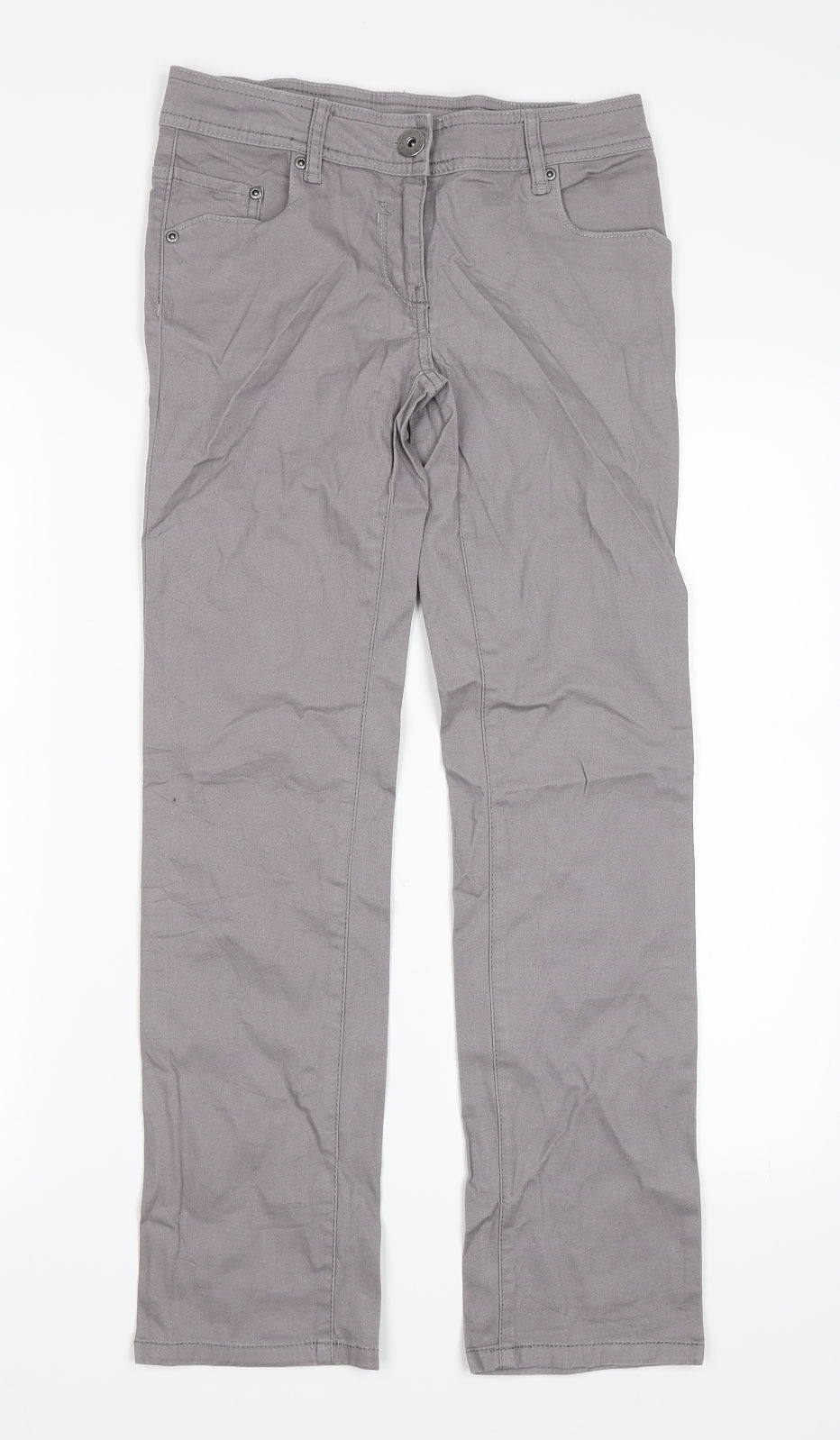 Here & There Womens Grey   Straight Jeans Size 28 in L28 in