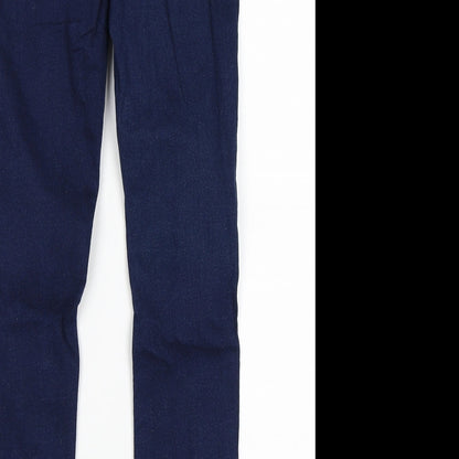 Brand and care label for Primark women’s blue jegging jeans, size UK 8, 25-inch leg