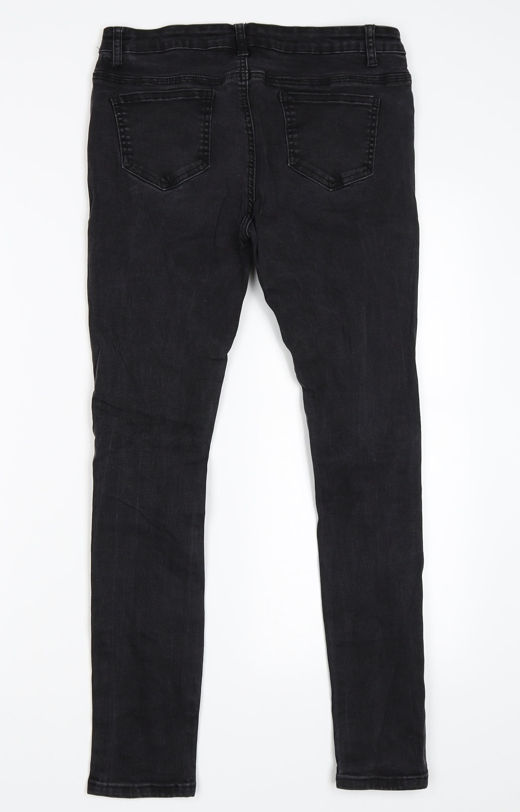 The Rockin Rev Womens Black   Skinny Jeans Size 14 L27 in