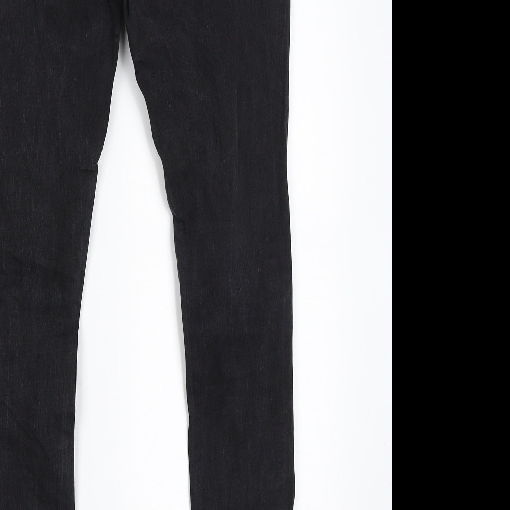 The Rockin Rev Womens Black   Skinny Jeans Size 14 L27 in