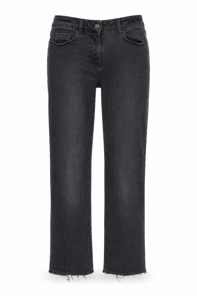 Preworn Womens Black   Straight Jeans Size 30 in L31 in