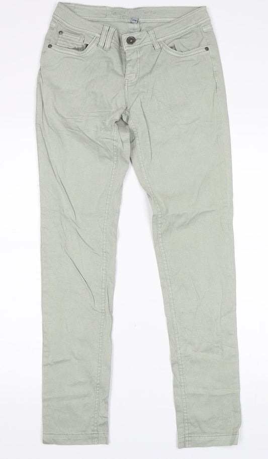 Eight2Nine Womens Green   Skinny Jeans Size 29 in L31 in