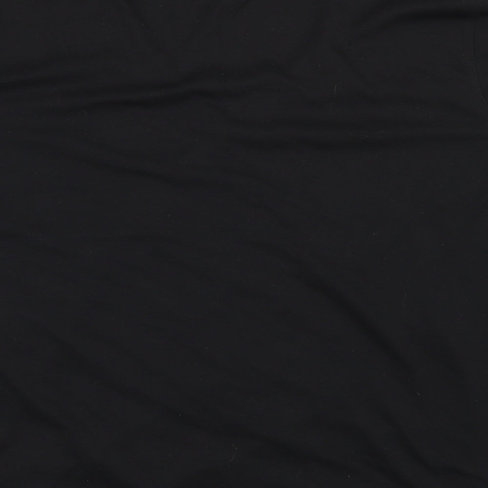 Emreco Womens Black   Basic T-Shirt Size 18