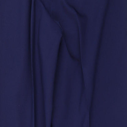 Brand and care label for Alia women’s blue trousers, size UK 20, 29-inch leg