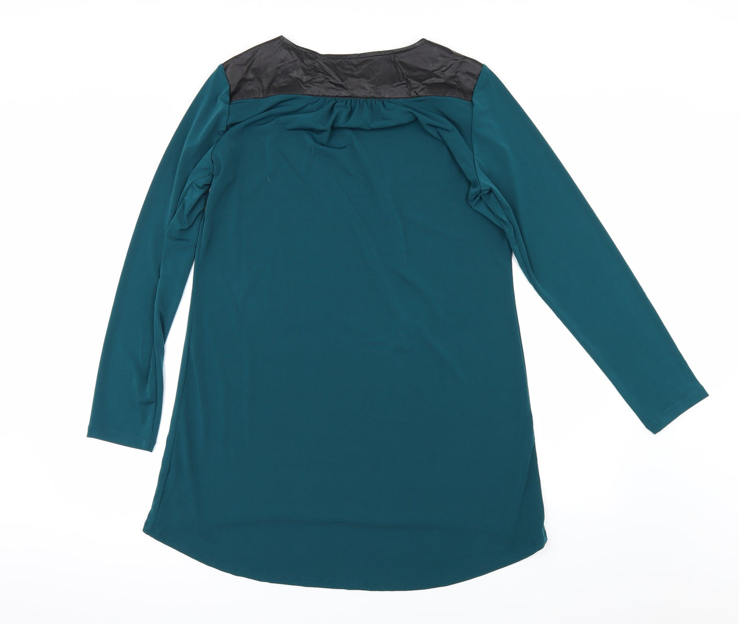 Susan Graver Womens Green   Tunic Blouse Size S