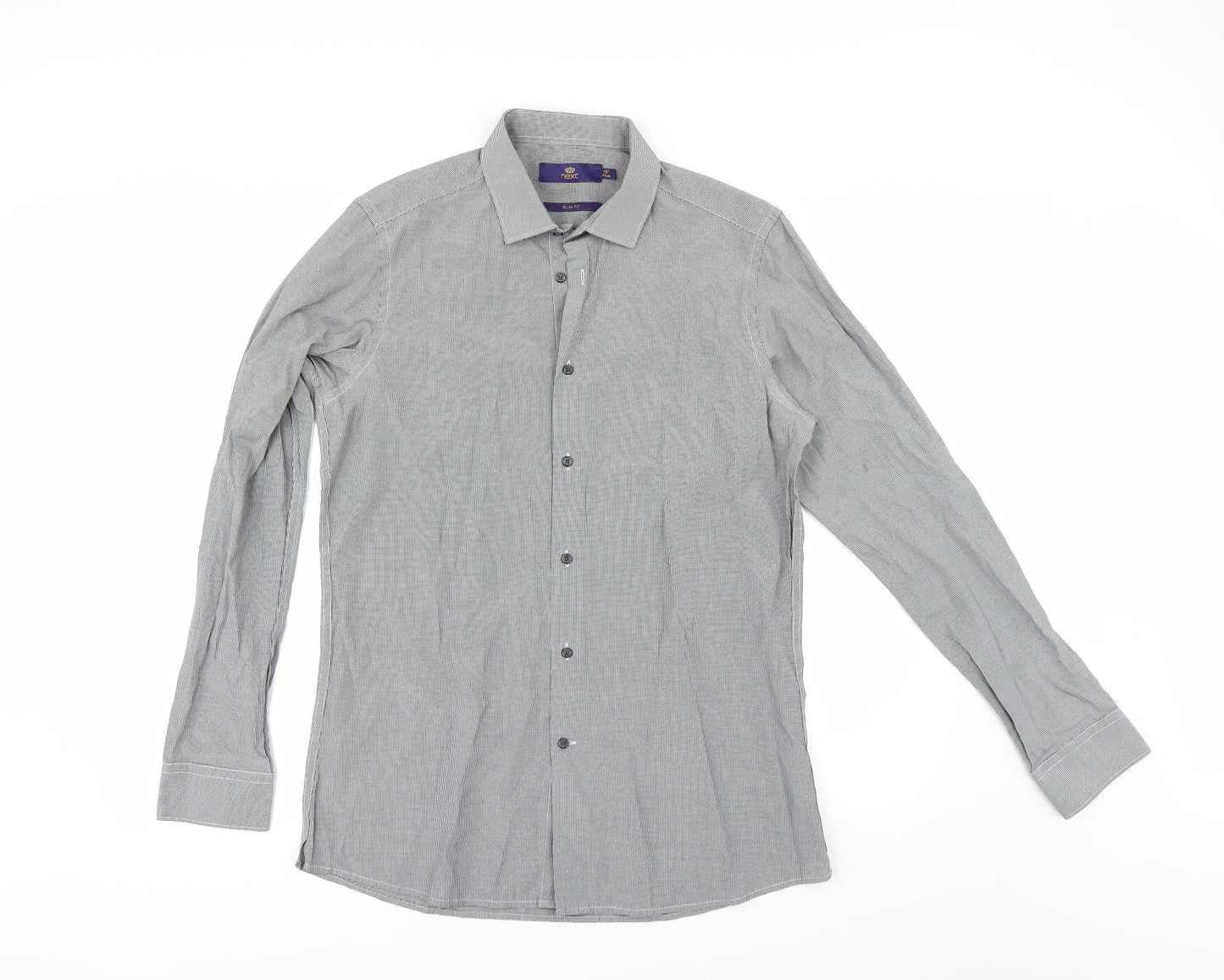 NEXT Mens Grey    Button-Up Size 16