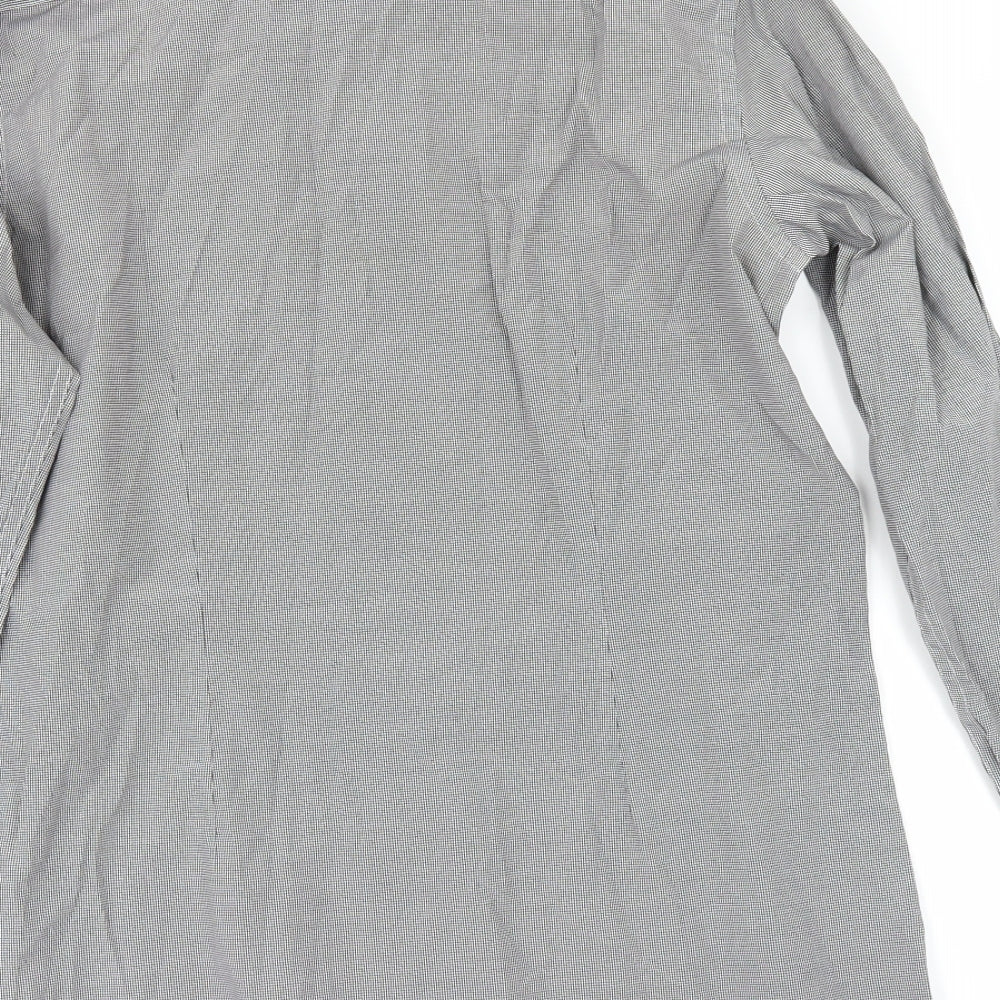 NEXT Mens Grey    Button-Up Size 16