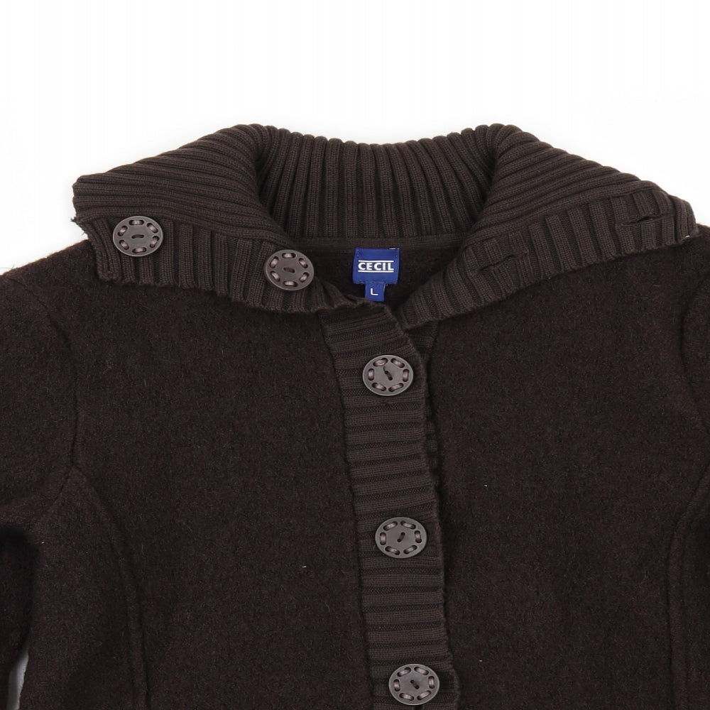 Cecil Womens Brown   Jacket  Size L