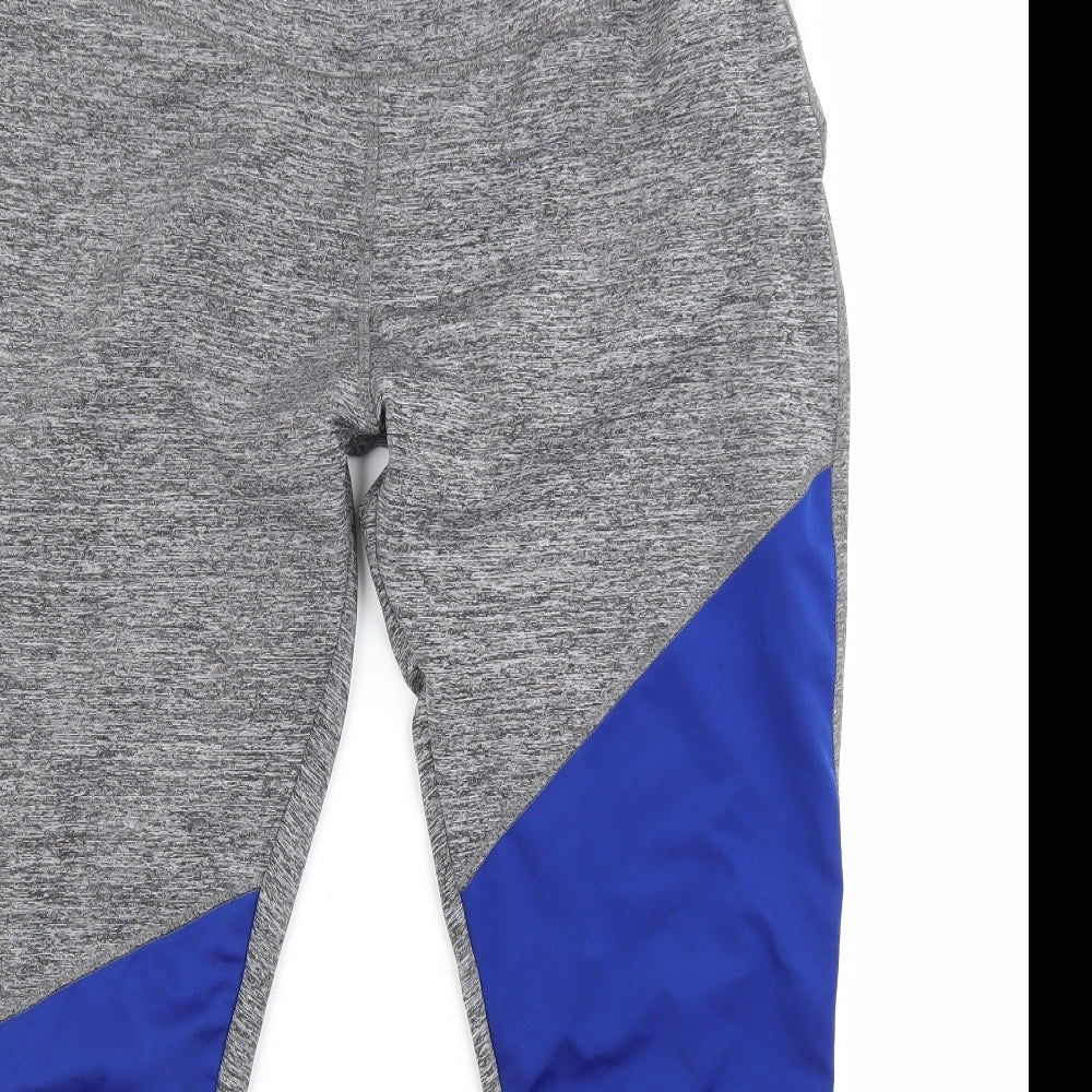 Workout Womens Grey   Jogger Leggings Size L L24 in
